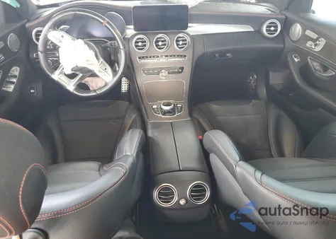 2020 Mercedes-Benz C 43 Amg z USA, uszkodzony, nr VIN 55SWF6EB9LU330083